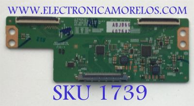 T-CON PARA TV/MONITOR LG / NUMERO DE PARTE 6871L-4076A / 6870C-0532B / 4076A / PANEL LD550EUE (FH)(B1) / MODELOS 55SM5KE-BJ / 55LS5B-BE / 55SE3B-BE / 55SE3KB-BE / 55SM5B-B / 55SM5KB-BD / 55SM5KE-BJ 55SL5B / 55SM3C-B / 43SE3KE-B / 55SM5KD-B